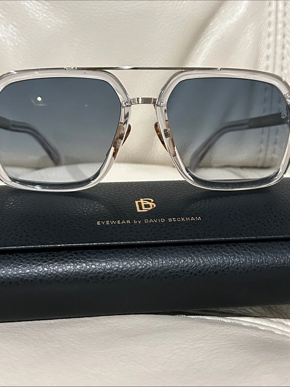 David Beckham DB 7128/S Sunglasses Brand New w/Case